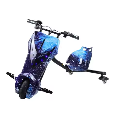 8 inch 36v three-wheel drift car square rental children's kart