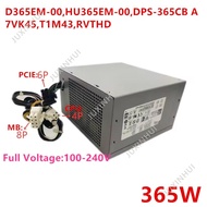 For DELL HU365EM-00 D365EM-00 T1700 T20 T3620 365W Desktop Power Supply 8PIN + 6PIN + 4PIN 07VK45 7V