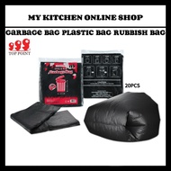 【MYKITCHENWARES】Garbage Bag Plastic Bag 20PCS Rubbish Bag Garbage Rubbish Plastic Bag Plastik Sampah