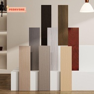 PEONYTWO Skirting Line, Self Adhesive Wood Grain Floor Tile Sticker, Living Room Windowsill Waterproof Waist Line