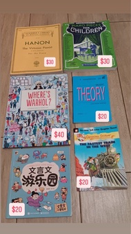 Hanon琴書、piano pieces for children、 theory書