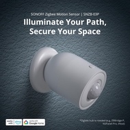SONOFF SNZB-03P Zigbee Motion Sensor Light Detection Home Security Local Smart Scene Linkage via eWeLink APP Alexa Google