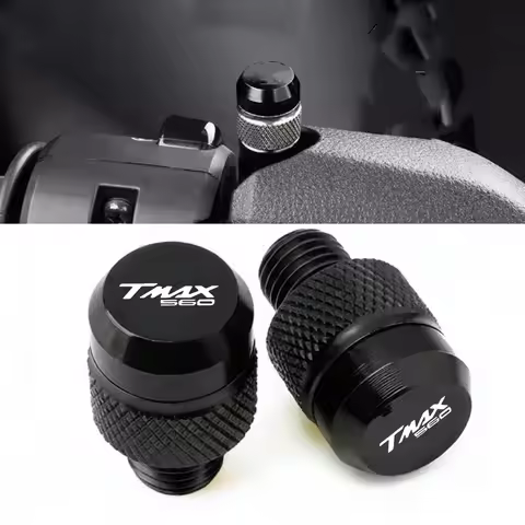 Motorcycle M10*1.25 Aluminum Screws Bolts Mirror Hole Plugs Cap For YAMAHA T-MAX TMAX 560 T max 560 