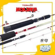 TORNADO Joran Pancing HOLDER Spinning Bahan Fiber Bening Sambung 2 Middle Joint 120CM - 150CM - Biru