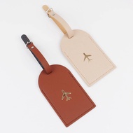 2pcs Luggage Tag Plane Graphic Buckle Design For Honeymoon Travel Accessories Card Holder Suitcase T