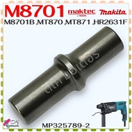 (89-2) Genuine) Impact Shaft M8701 M8701B MT870 MT871 HR2631F Makita Rotary Drill Maktec Spare Parts
