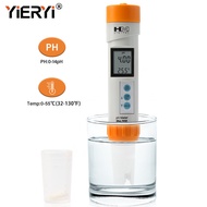 YIERYI Digital PH meter Temperature Tester Acidity and Alkalinity Tester Water Quality Tester for Drinking Water, Hydroponics, Domestic Water