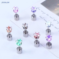 JOSALEM Glow Earrings Dazzling Earring Colorful Bar Trinket DJ Dance Party Flashing Earrings Men Ear