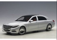 全新日版 1/18 Mercedes-Maybach S 600 Silver AUTOart diecast