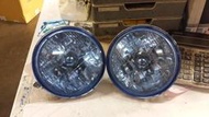 &amp;lt; NCS JEEP 4X4 &amp;gt; JEEP 藍哥 TJ 圓燈 大燈 7吋 晶鑽藍 鏡面有些霧霧的 NG品 一組 售$500... NISSAN verita 通用