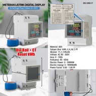 METERAN BOX SEKRING PENGUKUR AMPERE LISTRIK DIGITAL KWH METER 1 PHASE - Skala Bobot