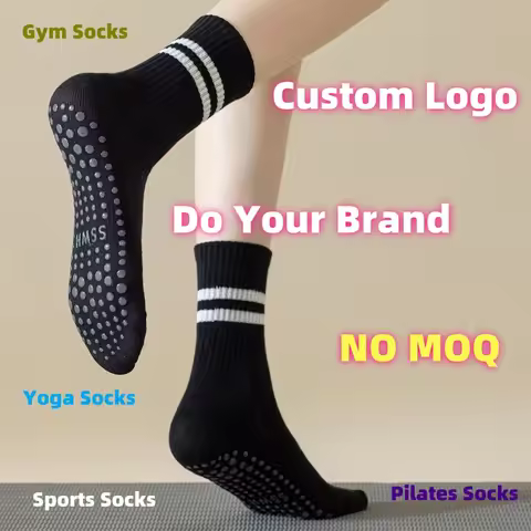 Miosam USD50 Professional custom socks yoga Pilates socks Protective socks unisex loose pressure spo