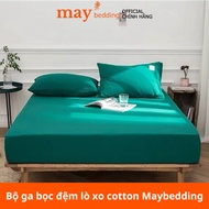 Tici memory cotton bed sheet m6 m8 2m 2m2 1m2 with 2 pillowcases 50x70cm, mattress cover in one colo