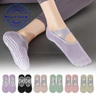 Pilates Yoga Socks Anti-slip Breathable Socks Sports Exercises Fitness Indoor Aerobic Sock Y2a5