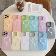 Fashion 2 in1 Candy Colored Magnetic Phone Casing IPhone 16 16Pro 16Plus 16ProMax 15 15Pro 15ProMax 