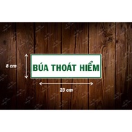 Escape hammer stamp for cars