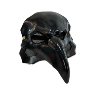 Plague Doctor Crow Toucan Beak Doctor Mask Steampunk Mask Black White Black Death Disease Protective