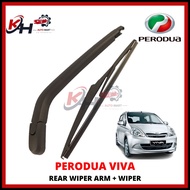 PERODUA VIVA Rear Wiper Arm + Wiper (OEM) Car Rear Viper Arm Wiper Belakang Kereta Tail Plug N Play 