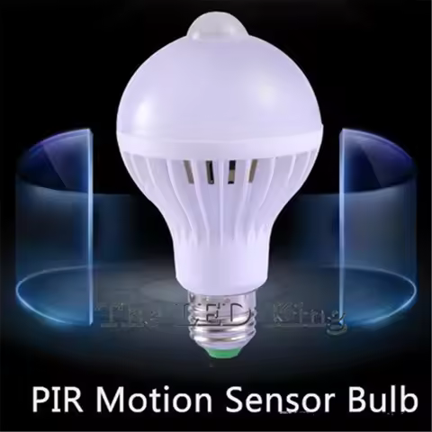 LED PIR Motion Sensor Lamp 12W 7W 9W 220V LED E27 Bulb Auto Smart Infrared Body Sound+Motion Sensor 