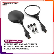 Motorcycle Rearview Mirrors For KAWASAKI KLX125 KLX150 KLX250 D-Tracker KLX150L KLX250S KLX250SF KLX