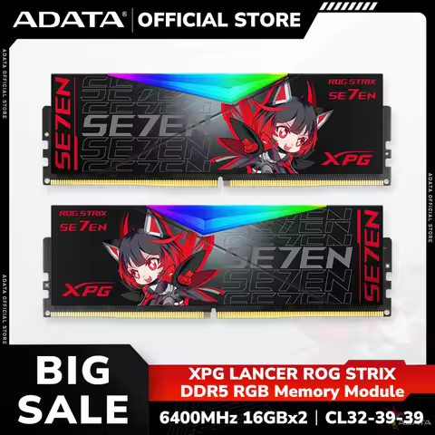 ADATA XPG LANCER RGB DDR5 Memory 16GBx2 6000MT/s 6400MT/s 6800MT/s 7200MT/s Memoria Ram ddr5 for Des