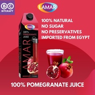 LAMAR 100% Pomegranate Juice 1L No Sugar Imported From Egypt No Preservatives Jus Buah Delima