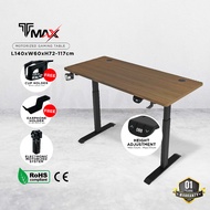 TMAX I-shape L140/160 cm Standing Desk Smart Lifting Motorized Height Adjustable Table Gaming Design