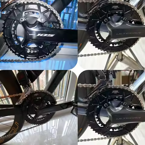 110bcd Double Chainring for 105 R7100 UT R8100 DA R9200 Road Bike Round 52 36T 53 39T 54 40T 50 34 4