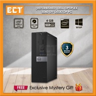(Refurbished) Dell Optiplex 3040 SFF Desktop PC (i3-6100 3.70Ghz,500GB HDD/256GB/512GB/1TB SSD,4GB/8