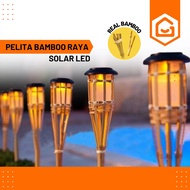 READY STOCK 2PCS SOLAR LED BAMBOO PELITA RAYA I PELITA SOLAR RAYA I AUTOMATIC