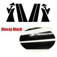 【BET】For Honda for Civic10th 16-20 Glossy Black Pillar Posts Casement Cover Door Trim[my]