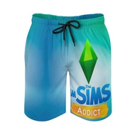 I'M The Sims Addict Quick Dry Summer Mens Beach Board Shorts Briefs For Man กางเกงออกกำลังกายกางเกงขาสั้น The Sims 4 The Sims 3 The Sims 2