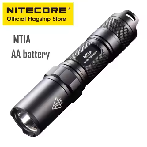 NITECORE MT1A Flashlight Outdoor Mini Camping Hiking Flash Light AA Battery Olight Flashlight Alumin