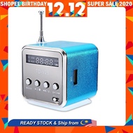 Portable MINI Speaker With Screen Radio MP3 Player Insert Card Audio TD-V26 Radio FM Music Box With 