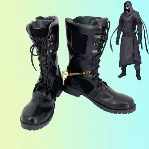Dead by Daylight Cosplay Leather Shoes Mid-calf Boots Halloween Masquerade Carnival Performance Part