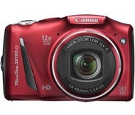 Canon PowerShot SX150 IS 14.1 MP Digital Camera with 12x Wide-Angle Optical Image Stabilized Zoom with 3.0-Inch LCD (Red)