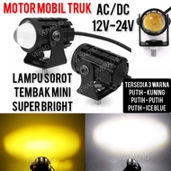 2-COLOR MINI SPOTLIGHT AC DC MOTORCYCLE CAR TRUCK SUPER BRIGHT