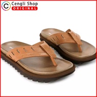 BP02 SANDAL PRIA JEPIT KICKERS BRUNO PREMI ORIGINAL KULIT ORI COKLAT
