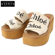 Chloe logo wedge sandals [Used]