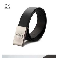 Calvin Klein CK 經典LOGO 男士皮帶 按扣款