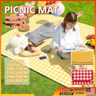 200x300cm Foldable Picnic Mat Camping Outdoor Water Proof Mat Thickened Picnic Mat Tikar Berkelah 野餐