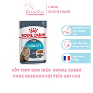 Royal Canin Care Urinary Diuretic and Urinary Tract Support Cat Meat Sauce 85gr - Paradise Dog&Cat