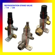 Stand Valve 1/4 Stand valve 3/8 Refrigeration valve 1/4" 3/8" Aircond Valve Hand Valve Ball Valve Re