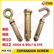(Per BOX) Expansion Screw Shell Anchor Expansion bolt & Expansion hook & Expansion eye