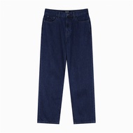 Giordano Mens Relaxed Denim Jeans (180° Elastic Waist) 01115025001 กางเกงขายาวผู้ชาย กางเกงจิออดาโน