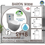 [Climate Voucher Accepted] Baron W898 Tornado Toilet Bowl