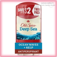 Old Spice Men's Deep Sea Antiperspirant Deodorant 73g x 2