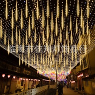 Outdoor LED Meteor Shower Light Solar Meteor Shower Light Holiday Street Christmas Garden Decoration
