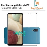 LAYAR TEMPERED GLASS SAMSUNG GALAXY M02 FULL SCREEN SCREEN SCREEN SCRATCH PROTECTOR