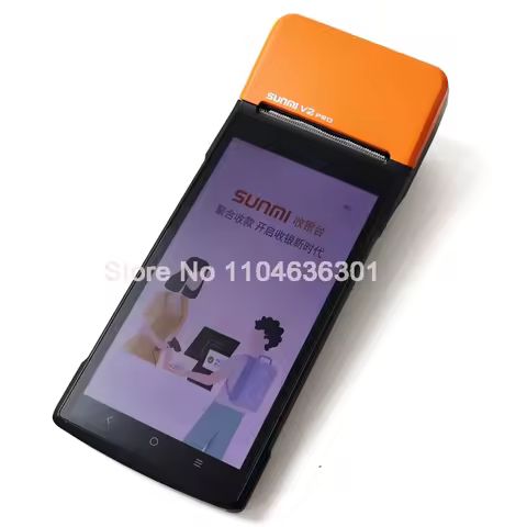 99% New Original SUNMI V2 PRO 2G+16G All-in-one Android Smart Mobile Cash Register Handheld POS Port